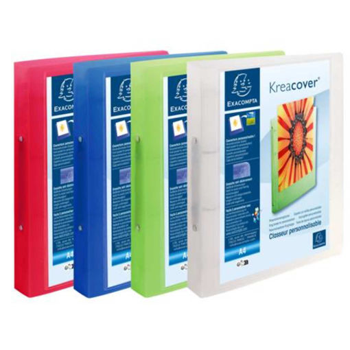 Picture of EXACOMPTA RING FILE SOFT WITH FRONT COVER 30MM
